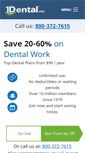 Mobile Screenshot of 1dental.com